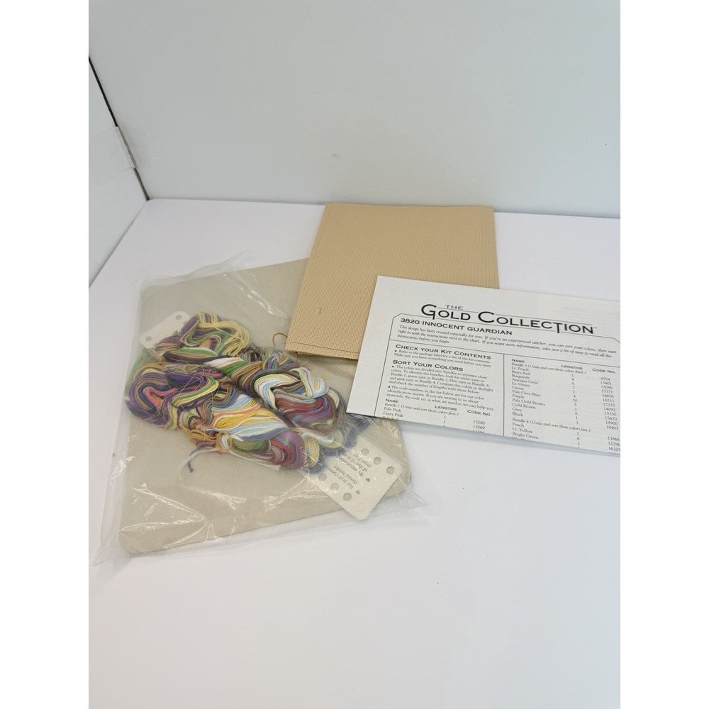Dimensions Gold Collection Innocent Guardian Angel Cross Stitch Kit 3820 READ
